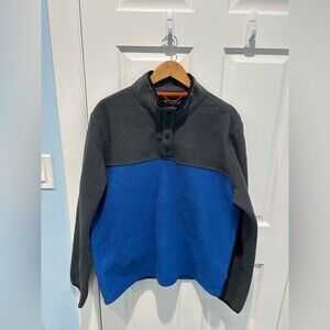 NEW Hawke & Co Quarter Snap Colorblock Fleece Pullover Men Size L